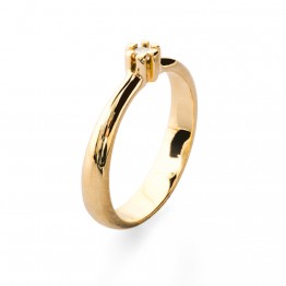 Oporto 18k gold ring diamond